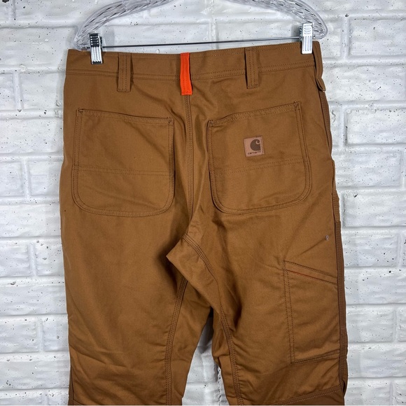 CARHARTT 34 X 32 Pants Double Front Panel Work/Chore/Hunting Pants | Duck color - Picture 9 of 9